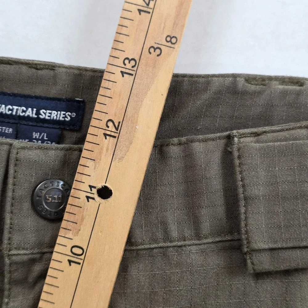 5.11 Tactical Cargo Pants Mens 34x34 Olive Green Ripstop Outdoor Utility Pockets